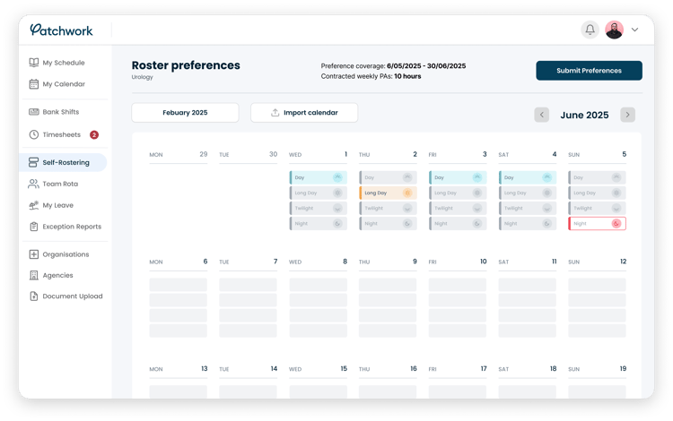 Roster preferences (1)